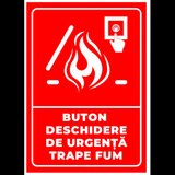 Buton deschidere de urgenta trape fum